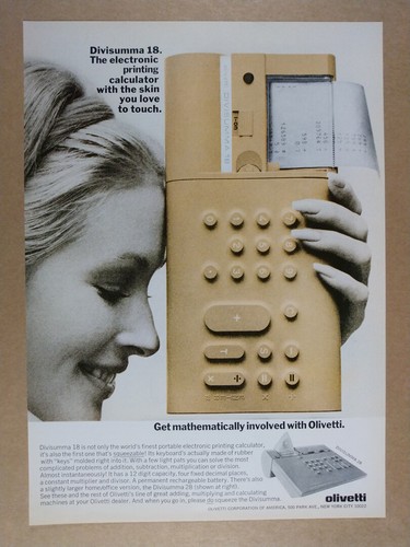 Pubblicità olivetti divisumma - olivetti,
