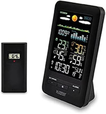 La Crosse Technology - Stazione meteo WS6205 con display colorato â€" Nero