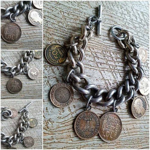 Bracciale charms artigianale - bracciale,