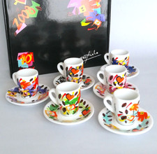 NEW tazzine GAGGIA by UGO NESPOLO cups LIMIT EDITION 70 anniversary BOX espresso