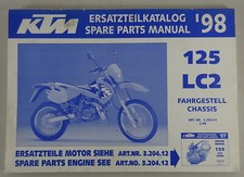 KTM Parts Catalog Chassis 125