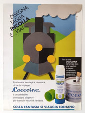 Pubblicita' Coccoina Colla Pasta Bianca Stick Barattolo Advertising 1998 (T5)