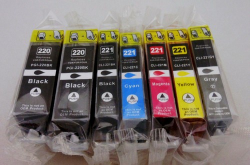 7pk pgi220bk cli221 ink - 7pk,