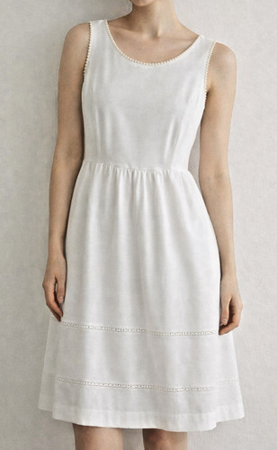 Abito estivo bianco donna