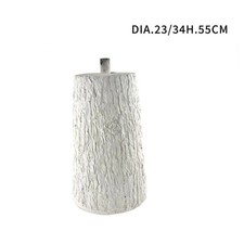 TRONCO COLORE BIANCO BASE SUPPORTO PER ALBERO DI NATALE EFFETTO LEGNO DIAM.23