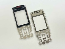 Originale Nokia 5130 Xpress Music A cover display vetro tastiera orecchio auricolare rosso NUOVO