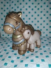 COPPIA CAVALLI PULEDRO E MAMMA  THUN CLUB 2008 13 cm  (contattatemi per info)