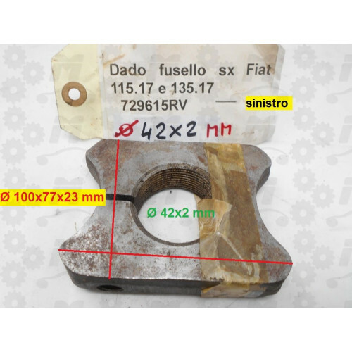 Dado fusello ruota anteriore