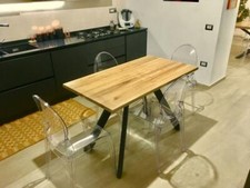 Tavolo rettangolare in rovere