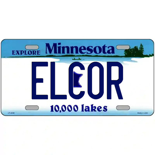 Insegna metallo elcor - in,