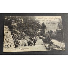 Cartolina Bardonecchia - Borgo Vecchio - Fontana Giolitti - Verso La Pineta