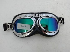 occhiali in pelle moto vintage