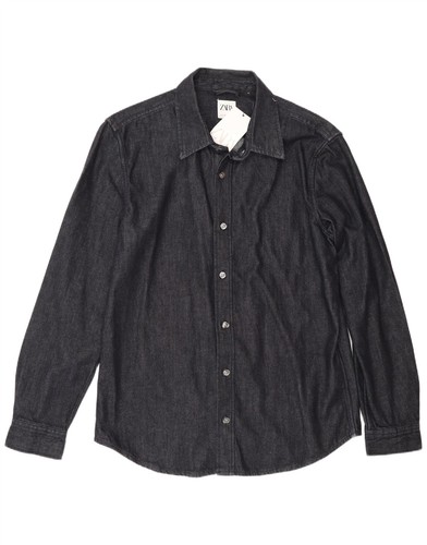 Zara camicia uomo denim grande - uomo,