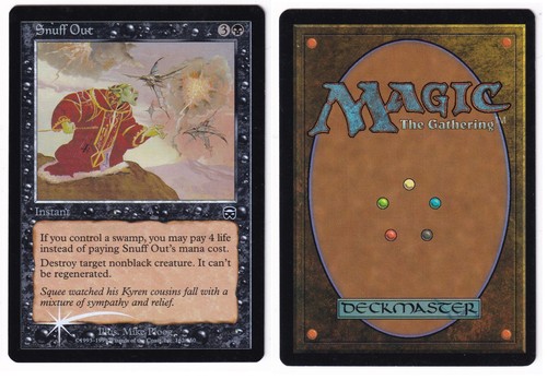 Mtg snuff out mercadian - mtg,