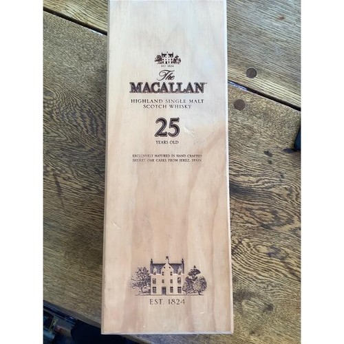 Macallan empty box only - , 25