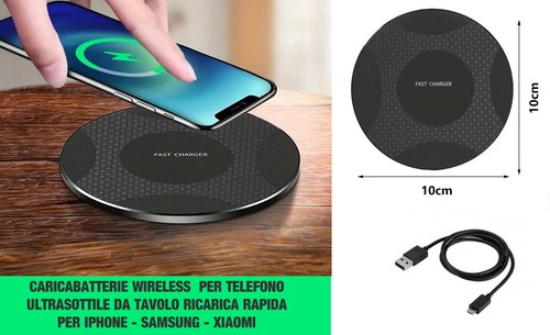 Caricabatterie wireless iphone - caricabatterie,