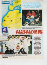 advertising Pubblicità-ARTICOLO PARIS /DAKAR PIONEER '88 RAID AFRICANI MOTOSPORT
