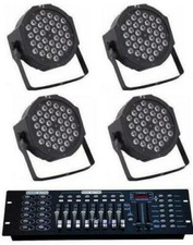 OFFERTA 4 PAR LED FARO RGB 36