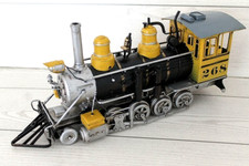 MODELLINO LOCOMOTIVA Cm. 35 in METALLO DA COLLEZIONE MODELLISMO TRENO