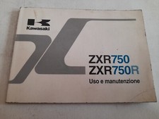 Kawasaki Libretto Uso E Manutenzione Istruzioni Italiano ZXR750/ZXR750R 1993