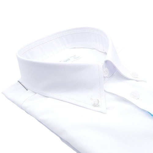 Camicia bianca popeline piuma - bianca,