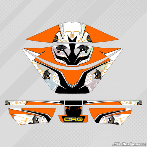 Kit adesivi airbox crg style - kit,
