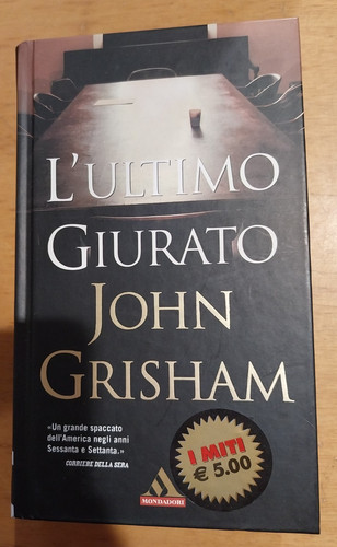 Libro romanzo ultimo giurato - libro,