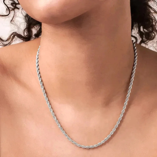 Collana uomo italiana 4mm