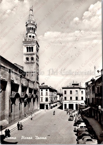 1958 crema piazza duomo - 1958,