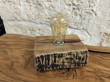 Lampada Led Edison Legno Ulivo