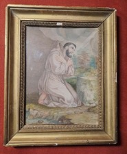 Quadro Antico. Acquerello su
