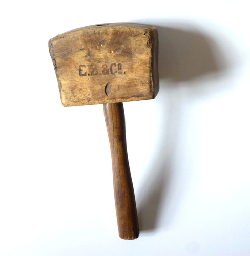 Vintage martello legno - vintage, in