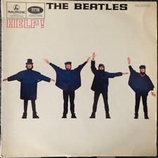 The Beatles Help! Original 1965 Danish Parlophone Vinyl Lp Pmc 1255