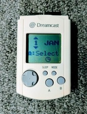 Unità di memoria visiva ufficiale Sega Dreamcast VMU VERSIONE INGLESE USA!  Testato!