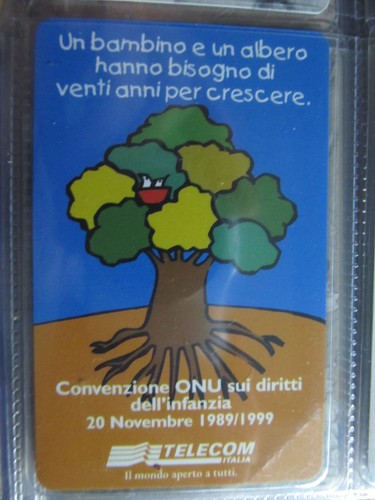 Scheda telefonica nuova unicef - scheda,