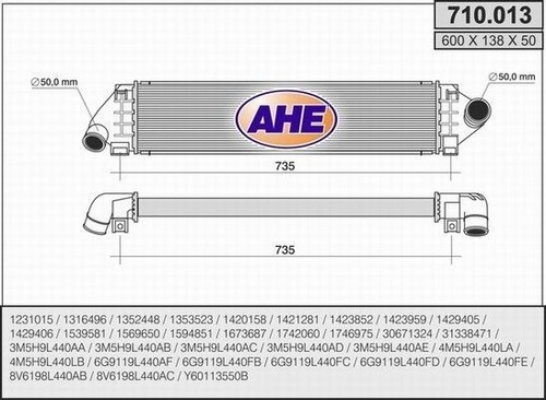 Intercooler ford max - yy,