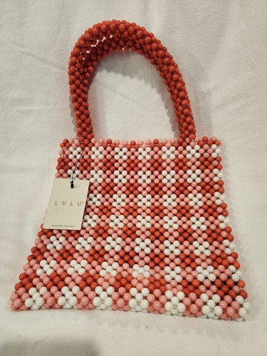 Borsa lulu rosa bianca - borsa,