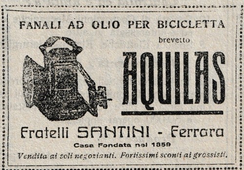 Pubbl 1919 fanali olio per - pubbl.1919,