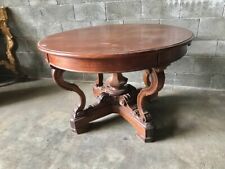 Tavolo a Cestello Genovese Carlo X in Larice - Restaurato (in corso d'opera)