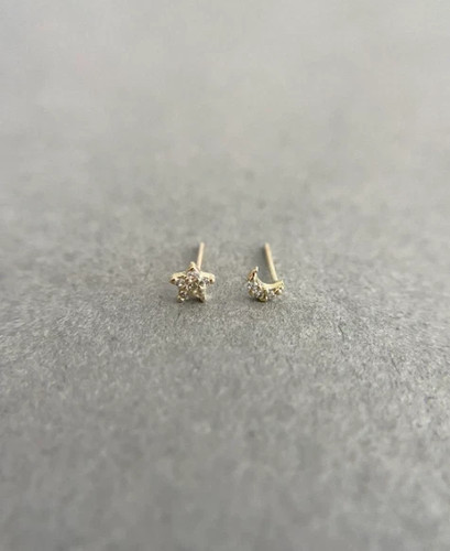 Orecchini moissanite piccole - orecchini,