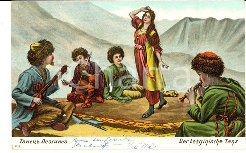1912 costumi caucaso danza - 1912,