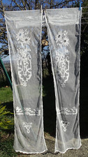 Superbe paire rideaux tulle - paire,