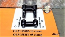Harley Davidson supporti manubrio risers neri originali x chubby OEM 55883-10