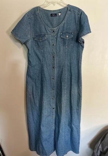 Maxi abito denim - , anni