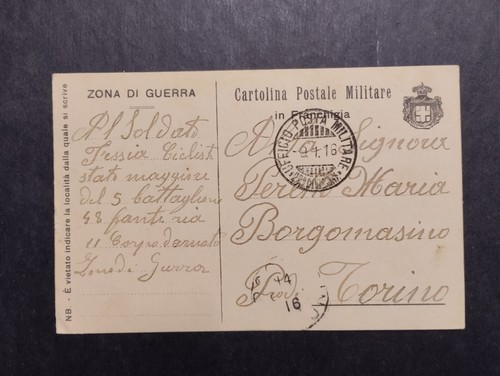 Cartolina postale militare - postale, ww1