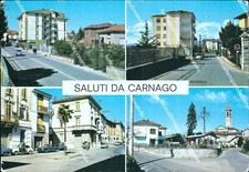 bz457 cartolina saluti da carnago provincia di varese lombardia