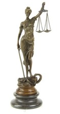 Scultura In Bronzo Giustizia