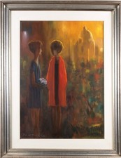  ELIANO FANTUZZI. OLIO SU TELA