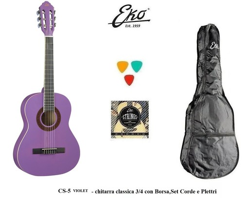 Eko cs5 violet - violet, chitarra