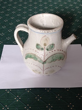 Brocca Vaso Caltagirone Anni '60 Ceramica Maiolica Siciliana Vintage Antica Vino